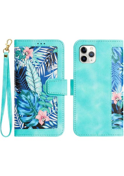 Cüzdan Kılıf IPhone 11 Pro Max Manyetik Kapatma Kart Tutucu Anti Pu (Yurt Dışından)