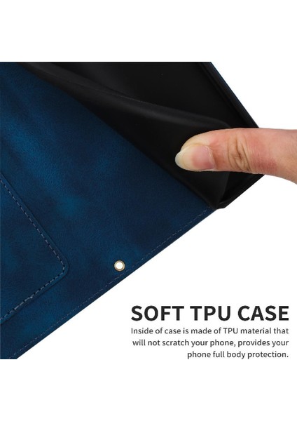 IPhone 13 Için Cüzdan Durumda Pro Max Anti Scratch Kickstand Kart Tutucu Pu (Yurt Dışından)