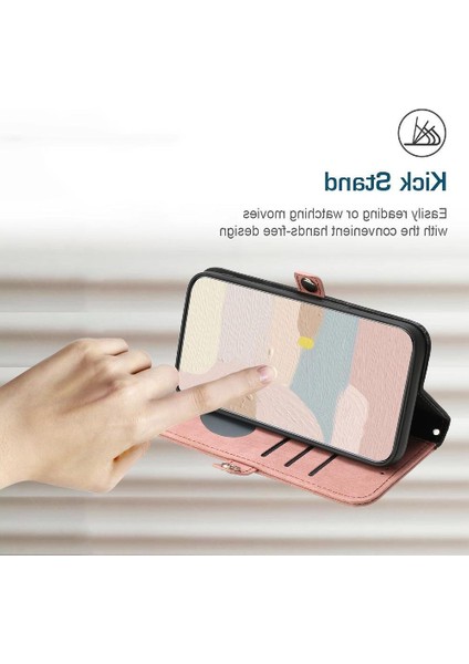 Kart Yuvası Standı ile Realme 12 Artı Kılıf Kickstand Koruyucu Cüzdan (Yurt Dışından)