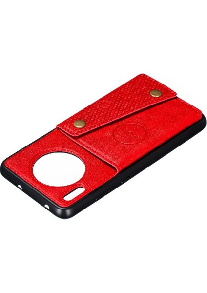 Cüzdan Kılıf Huawei Mate 30E Pro 5g Buit Demir Kart Tutucu Darbeye (Yurt Dışından) modelleri