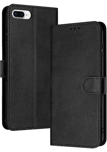 IPhone 6 Için Flip Case Artı/6s Artı Toka Pu Deri Saf Renk ile (Yurt Dışından)
