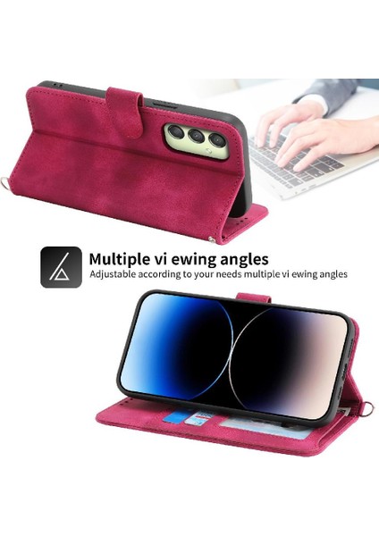 Samsung Galaxy A25 Bileklik Çoklu Kredi Kartı Yuvaları Için Flip Case (Yurt Dışından) fırsatları
