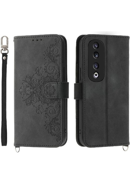 Onur 90 Pro Darbeye Bileklik Kabartmalı Çoklu Kredi Için Flip Case (Yurt Dışından)