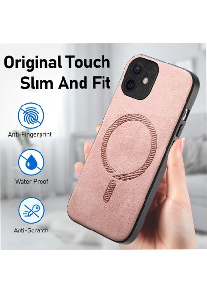 IPhone 11 Için Flip Case Kablosuz Şarj Ince Magsafe Araba Bağlar (Yurt Dışından)