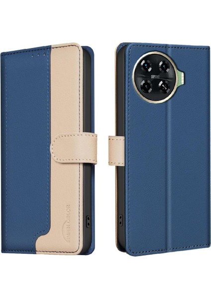 Tecno Spark 20 Pro Plus Flip Folio Kickstand Kart Yuvaları Rfıd Için Flip Case (Yurt Dışından)