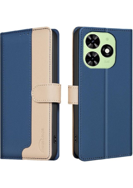 Tecno Spark Için Flip Case 2024 Darbeye Tpu Iç Kabuk Çevirme Folyo (Yurt Dışından)