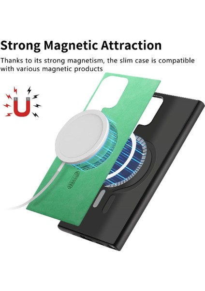 Samsung Galaxy S24 Için Flip Case Ultra Hafif Magsafe Araba Mounts Ince (Yurt Dışından)