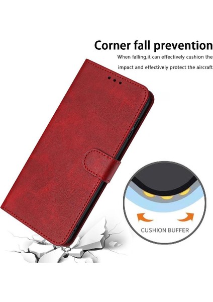 Kart Yuvası ile Nokia C32 Pu Deri Saf Renk Kickstand Için Flip Case (Yurt Dışından)