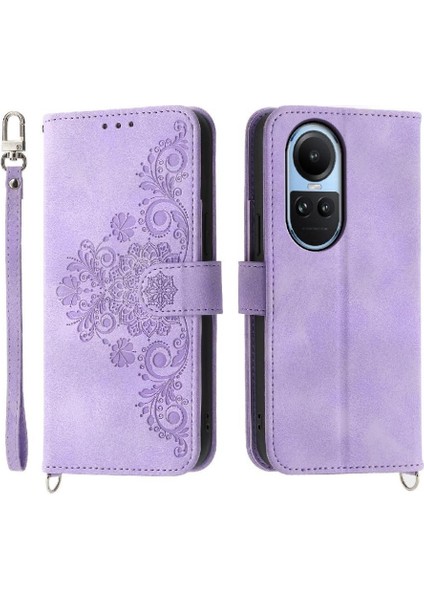 YH Market Oppo Oppo 10 5g Bileklik Kabartmalı Çoklu Kredi Kartı Için Flip Case (Yurt Dışından)