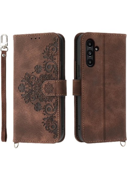 Samsung Galaxy A15 Kabartmalı Darbeye Bileklik Çoklu Için Flip Case (Yurt Dışından) modelleri