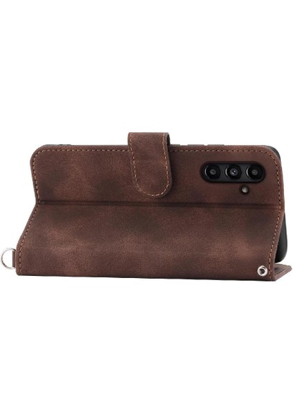Samsung Galaxy A15 Kabartmalı Darbeye Bileklik Çoklu Için Flip Case (Yurt Dışından) fırsatları