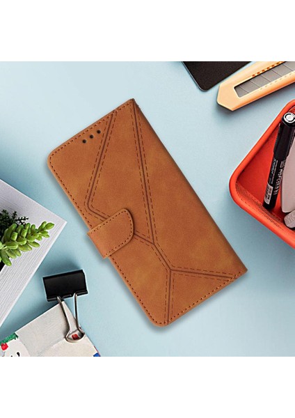 Sony Xperia 10 Vı Dikiş Için Flip Case Kabartmalı Yüksek Kaliteli Tpu Yumuşak (Yurt Dışından) fırsatları