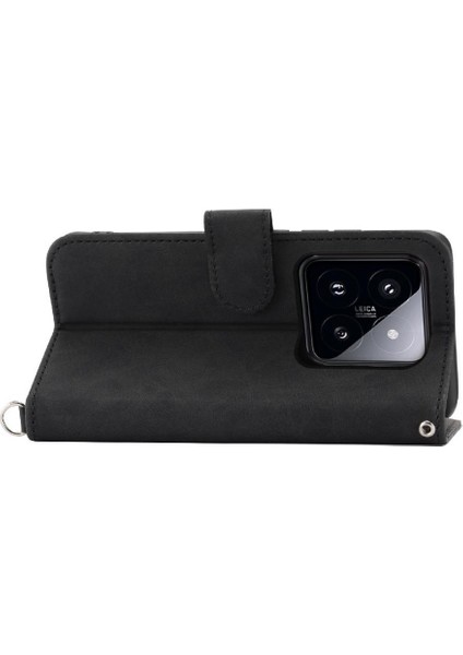 Xiaomi 14 Pro Kabartmalı Darbeye Çoklu Kredi Kartı Yuvaları Için Flip Case (Yurt Dışından) fırsatları