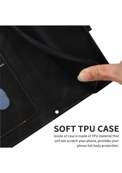 Cüzdan Kılıf Xiaomi Redmi Için Not 13 4g Anti Scratch Kickstand Manyetik (Yurt Dışından)
