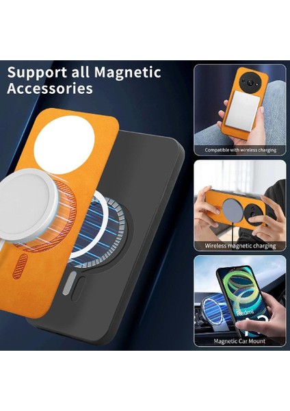 Xiaomi Redmi A3 Için Flip Case Hafif Magsafe Araba Bağlar Ince (Yurt Dışından) fırsatları