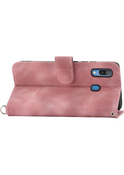 Samsung Galaxy A30 Bileklik Kabartmalı Darbeye Dayanıklı Çoklu Için Flip Case (Yurt Dışından) modelleri
