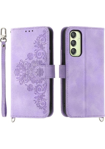 Samsung Galaxy A25 Bileklik Çoklu Kredi Kartı Yuvaları Için Flip Case (Yurt Dışından) modelleri