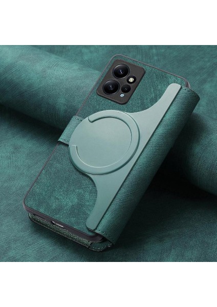 Xiaomi Redmi Not 12 Için Flip Case 4g Mıknatıs Koruyucu Malzeme Kart Standı (Yurt Dışından) indirimleri