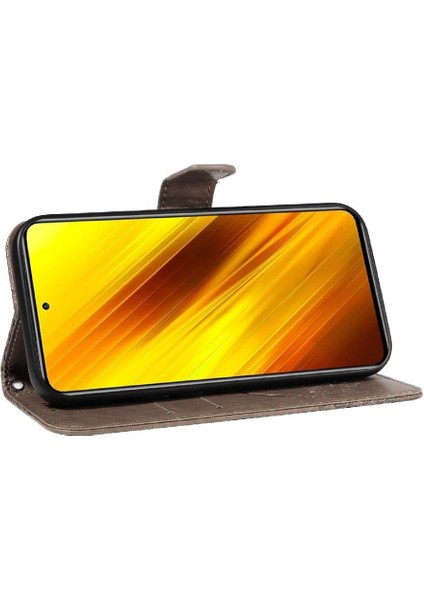 Xiaomi Poco X3 Için Flip Case/x3 Pro/x3 Nfc Kart ile Ayrılabilir El Kayışı (Yurt Dışından)