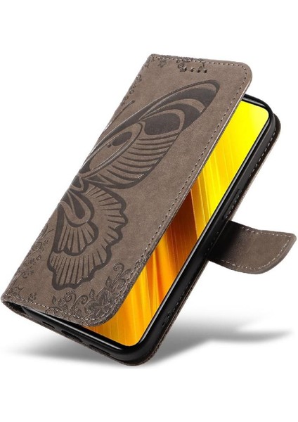 Xiaomi Poco X3 Için Flip Case/x3 Pro/x3 Nfc Kart ile Ayrılabilir El Kayışı (Yurt Dışından)