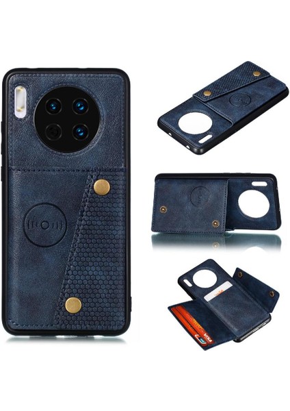 Cüzdan Kılıf Huawei Mate 30E Pro 5g Buit Demir Kart Tutucu Darbeye (Yurt Dışından)