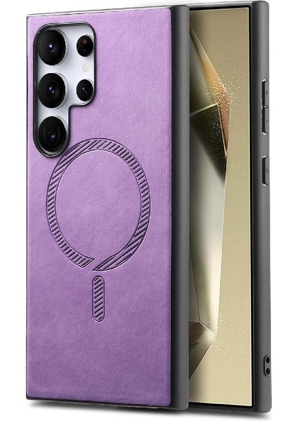 Samsung Galaxy S24 Için Flip Case Ultra Hafif Magsafe Araba Mounts Ince (Yurt Dışından)