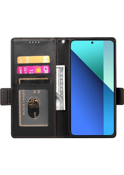 Xiaomi Redmi Not 13 4g Günlük Kullanım Için Flip Case Iş Cüzdan Flip Kart (Yurt Dışından)