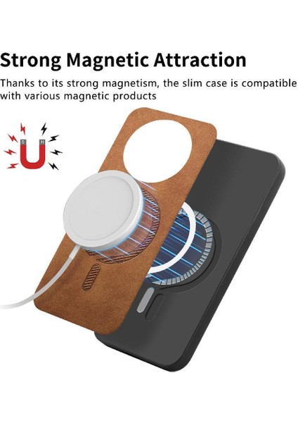 Xiaomi Redmi A3 Için Flip Case Hafif Magsafe Araba Bağlar Ince (Yurt Dışından) modelleri