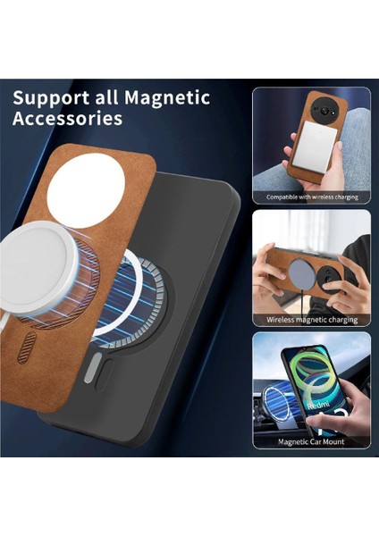 Xiaomi Redmi A3 Için Flip Case Hafif Magsafe Araba Bağlar Ince (Yurt Dışından) indirimleri