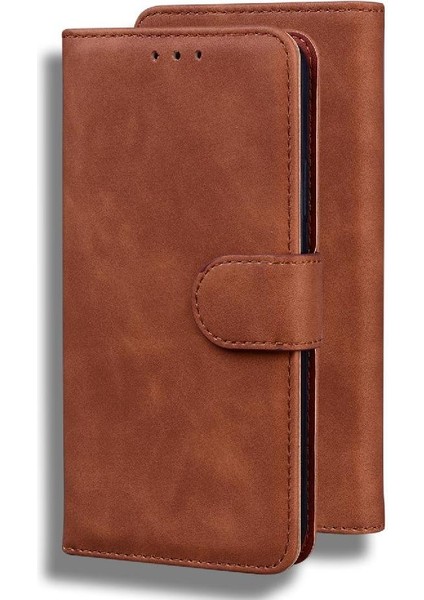 Xiaomi Poco M6 4g Için Flip Case Manyetik Standı Tutucu Kart Yuvası Premium Pu (Yurt Dışından)