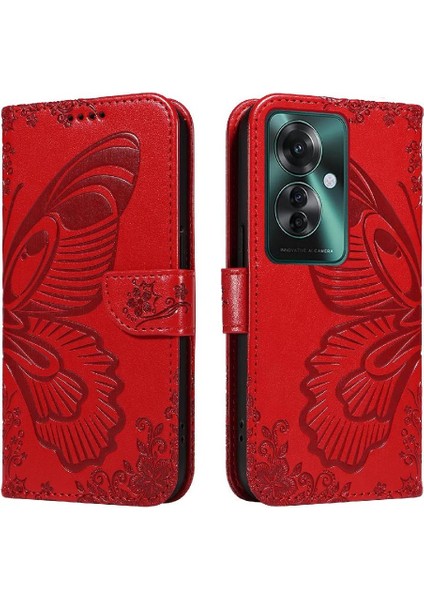 Kredi Kartı Yuvası ile Oppo Credit 11F 5g Yüksek Kaliteli Deri Için Flip Case (Yurt Dışından)