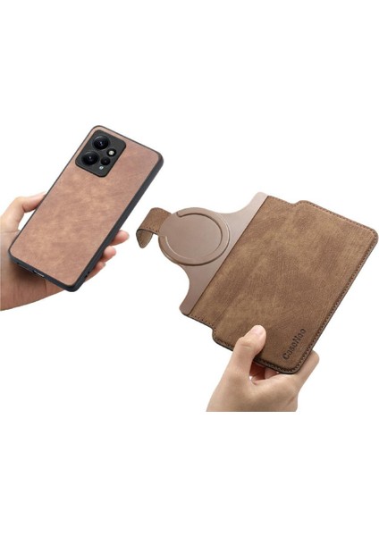 Xiaomi Redmi Not 12 Için Flip Case 4g Mıknatıs Koruyucu Malzeme Kart Standı (Yurt Dışından) fiyatları