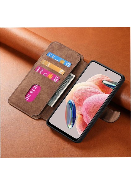 Xiaomi Redmi Not 12 Için Flip Case 4g Mıknatıs Koruyucu Malzeme Kart Standı (Yurt Dışından) indirimleri
