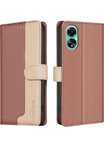 Oppo A78 4g Kart Yuvaları Için Flip Case Tutucu Flip Folio Rfıd Engelleme Tpu (Yurt Dışından)