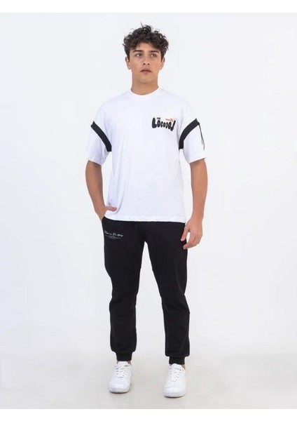 Erkek Çocuk Pamuklu Oversize Basic Tshirt