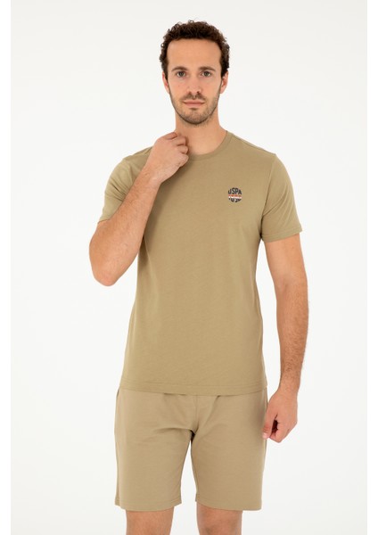 Erkek Haki Tişört 50294329-VR027