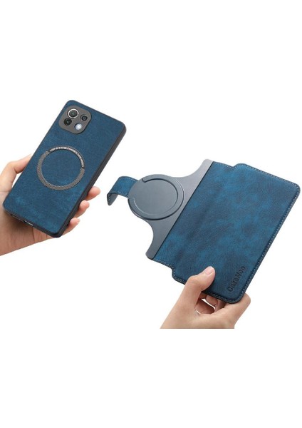 Xiaomi 11 Lite Için Flip Case Retro Cüzdan Kart Standı Mıknatıs Koruyucu (Yurt Dışından) fırsatları