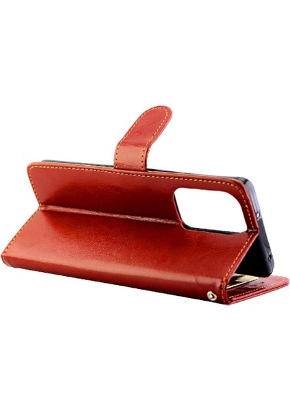 Xiaomi 13 Lite Için Flip Case Darbeye Manyetik Kapatma Pu Deri Kart (Yurt Dışından)