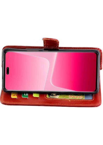 Xiaomi 13 Lite Için Flip Case Darbeye Manyetik Kapatma Pu Deri Kart (Yurt Dışından)