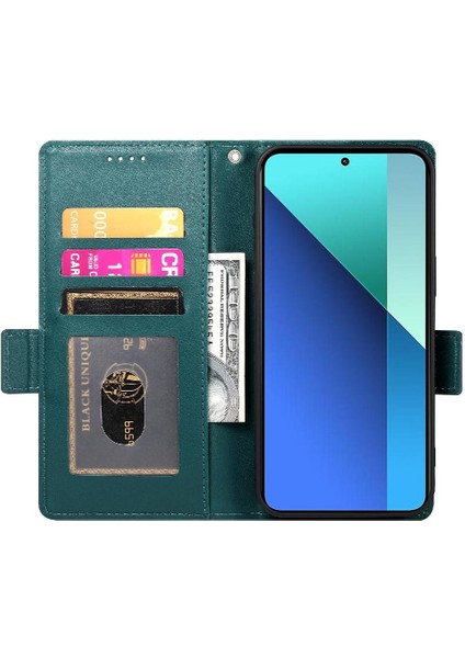 Xiaomi Redmi Not 13 4g Günlük Kullanım Için Flip Case Iş Cüzdan Flip Kart (Yurt Dışından)