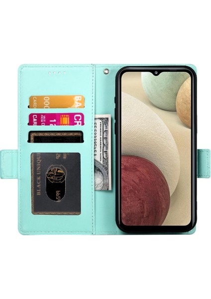 Samsung Galaxy A12 Günlük Kullanım Için Flip Case Cüzdan Flip Kart Yuvaları Iş (Yurt Dışından) fırsatları