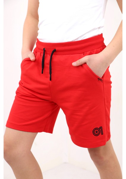 Toontoy Erkek Çocuk 01 Nakışlı Şort