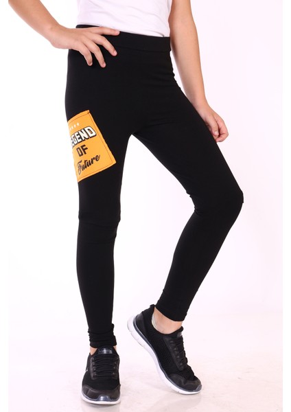 Kız Çocuk Neon Detaylı Tayt