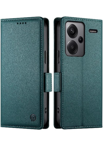 Xiaomi Redmi Not Için Flip Case 13 Pro Artı 5g Kart Yuvaları Cüzdan Çevirme Kullanımı (Yurt Dışından)