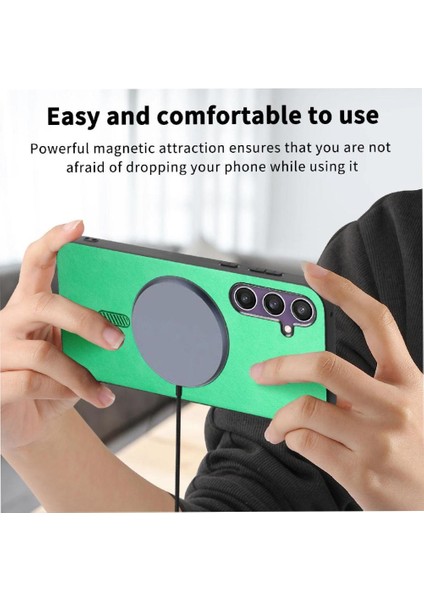 Samsung Galaxy S23 Fe Magsafe Araba Mounts Kablosuz Şarj Için Flip Case (Yurt Dışından) fırsatları