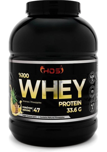 %100 Whey Protein | Ananas Aromalı - 1540Gr
