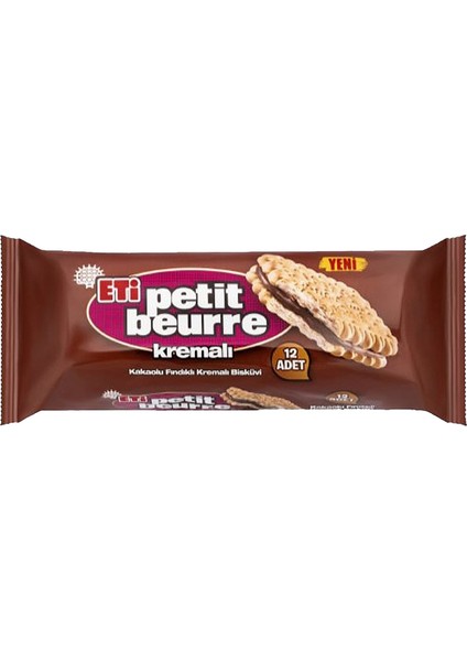 Kakaolu Fındık Kremalı Petibör Bisküvi 270 gr x 4 Adet