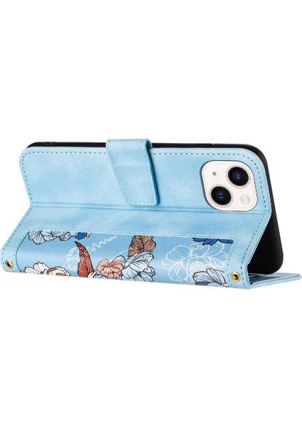 IPhone 15 Için Cüzdan Durumda Artı Anti Scratch Kart Tutucu Manyetik Kapatma (Yurt Dışından)
