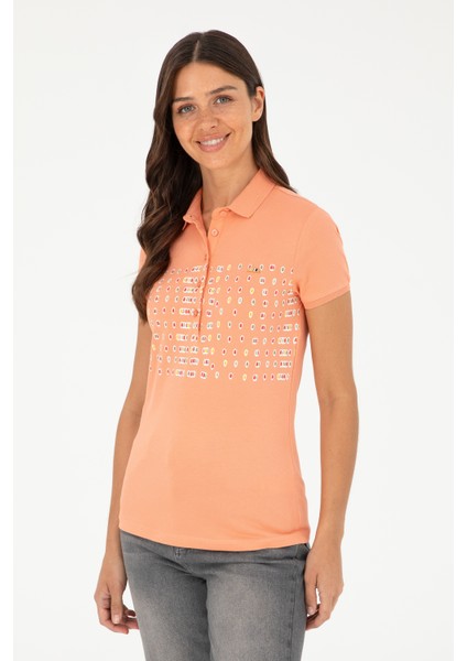 Kadın Somon Tişört 50282885-VR047