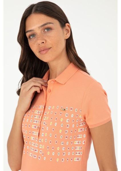 Kadın Somon Tişört 50282885-VR047 fiyatları